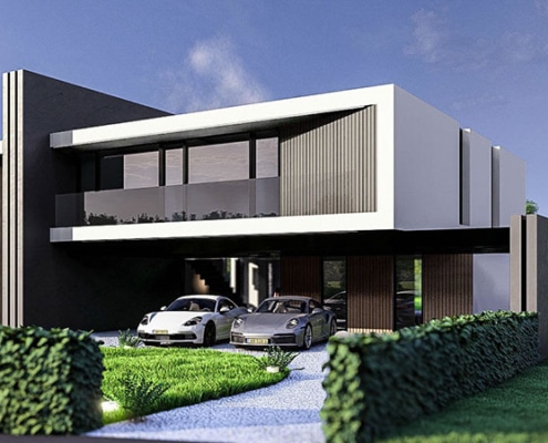 Luxe villa bouwen moderne architectuur Uden Kamille project
